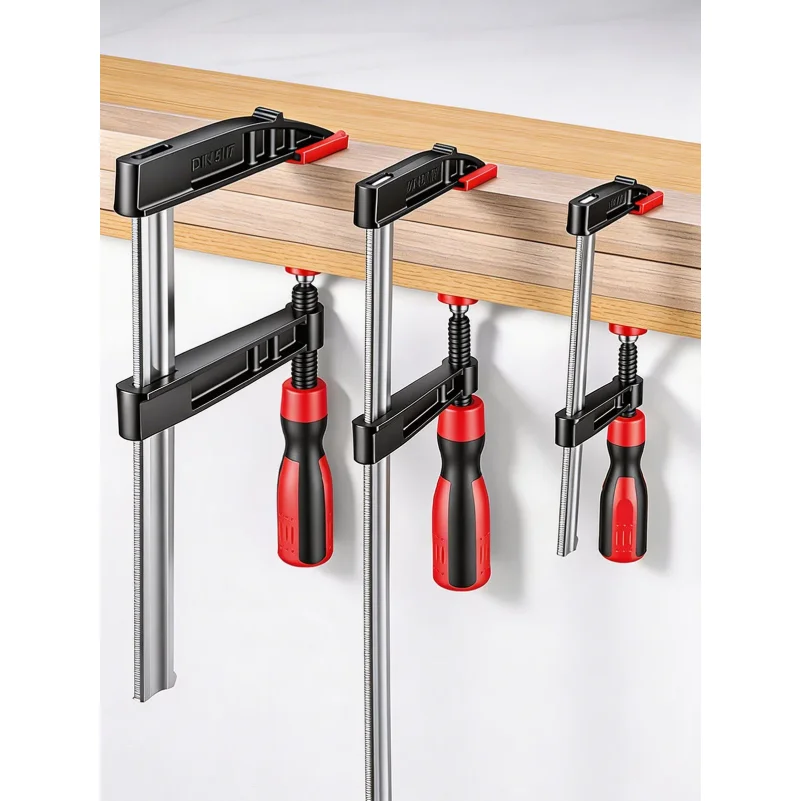 Heavy Duty F Clamp Quick Release Bar Clamps For Woodworking Metal Fixing High Strength Carpentry Industrial DIY Hand Tools