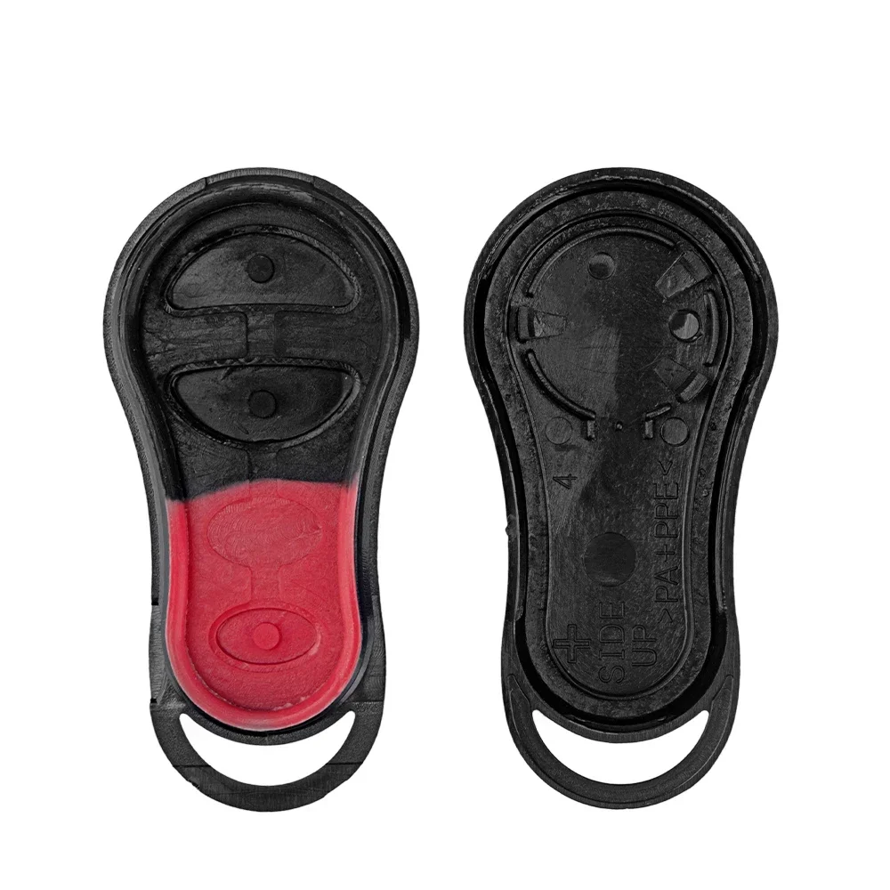 KEYYOU Car Keyless Entry Remote Key Shell Fob Case 3/4 BNT For Chrysler Voyager Cruiser For Dodge Ram Dakota Jeep Cherokee Key