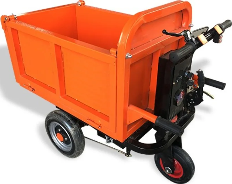 Aquaculture material handling equipment: construction site electric handcarts, tricycles, cement transport vehicles