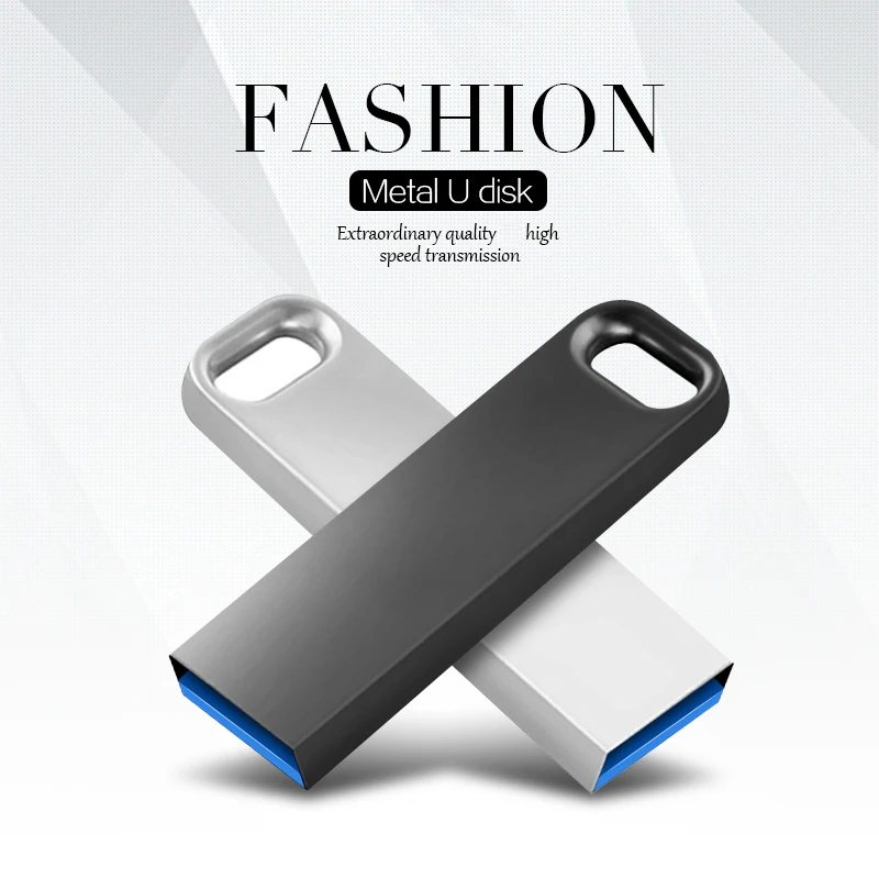 USB 2.0 32GB Pendrive High Speed Flash Drives Metal Usb 128GB Usb Drive Portable Memoria Usb Flash Disk Data Transmission 2024