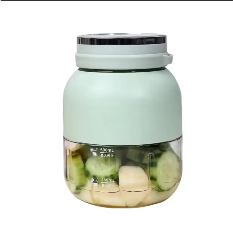 

Portable Electric Juicer Blender Orange Mixers 2 In 1 Fruit Juicer Cup USB Mini Fruit Blender