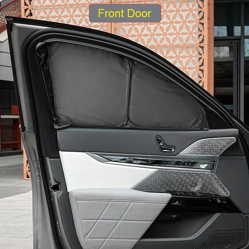 

Car Sun Protection Black Windows Privacy Sunshade For BMW I7 7 Series G70 2023-2026 Anti-UV Protect Cover Interior Accessories