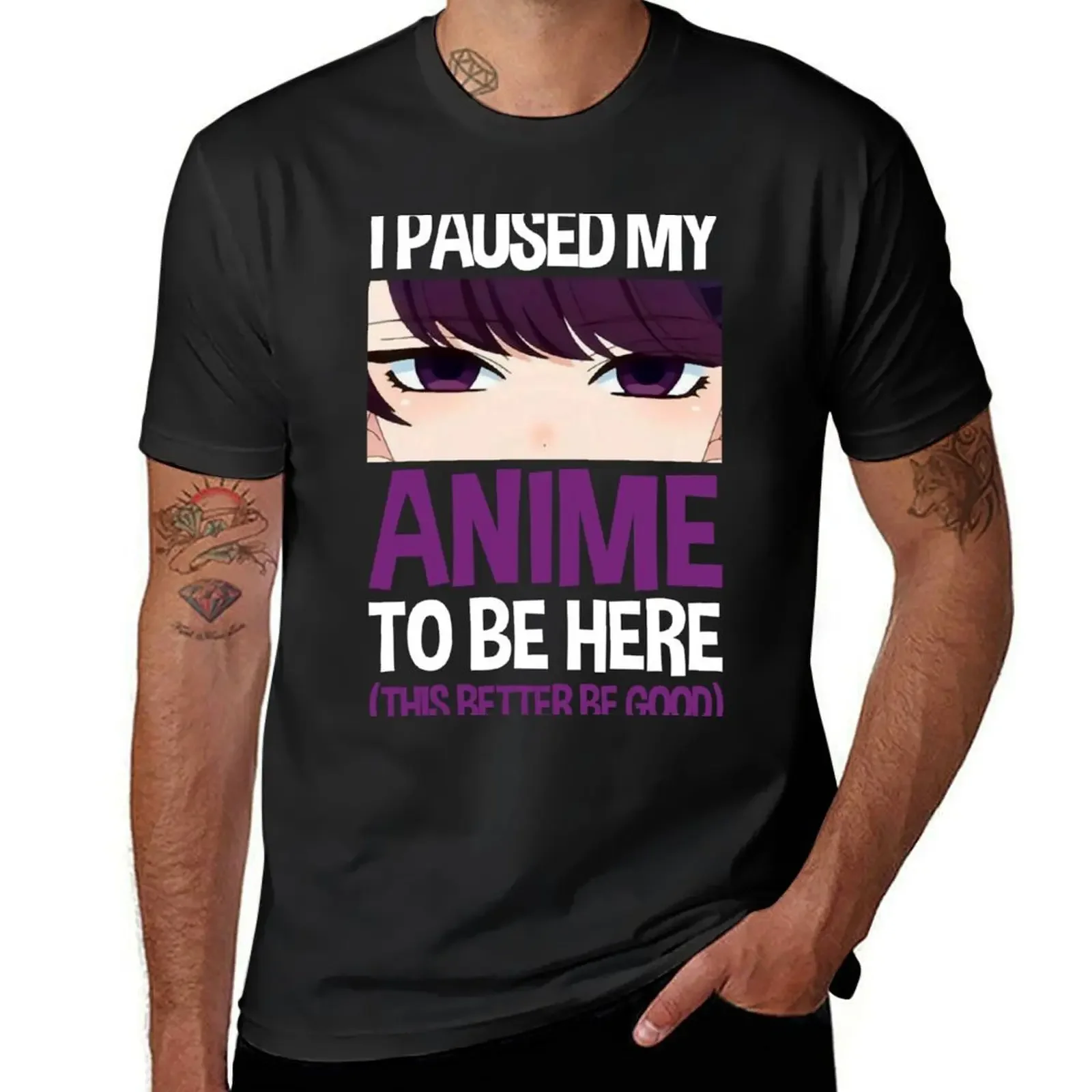 Komi San I paused my Anime to be here, this better be good Komi San Can't Communicate (Komi san wa Comyushou desu) T-Shirt