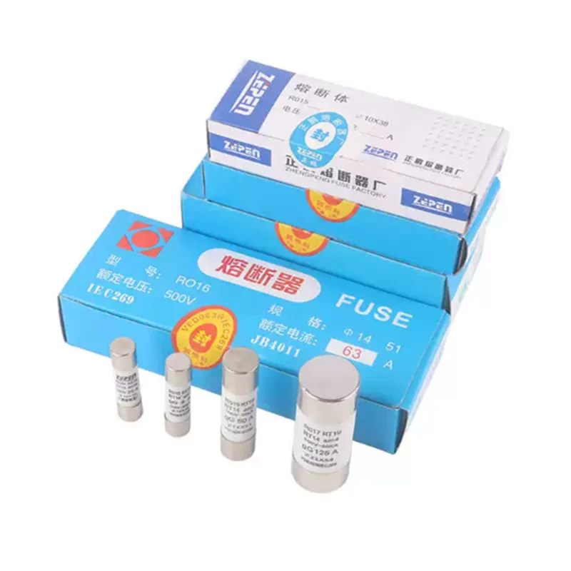 20pcs R015 RT14 RT18 500V 10 x 38mm Quick Fast Blow Ceramic Fuses RO15 1A/2A/3A/4A/5A/6A/8A/10A/16A/20A/25A/32A Fuse
