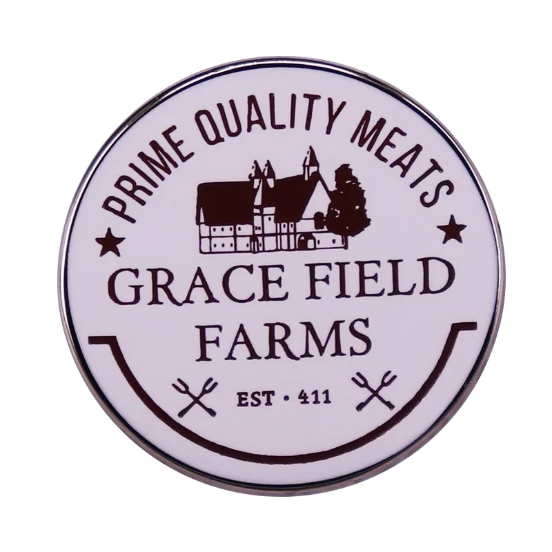 The Promised Neverland Enamel Pin Grace Field House Brooch Japanese Manga Anime Badge Jewelry