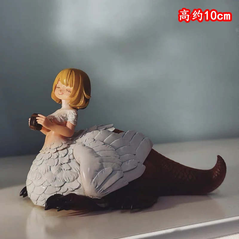 Delicioso en mazmorra Anime 10cm figura de acción Falin Touden dragón transformación juguete de modelos coleccionables para fanáticos