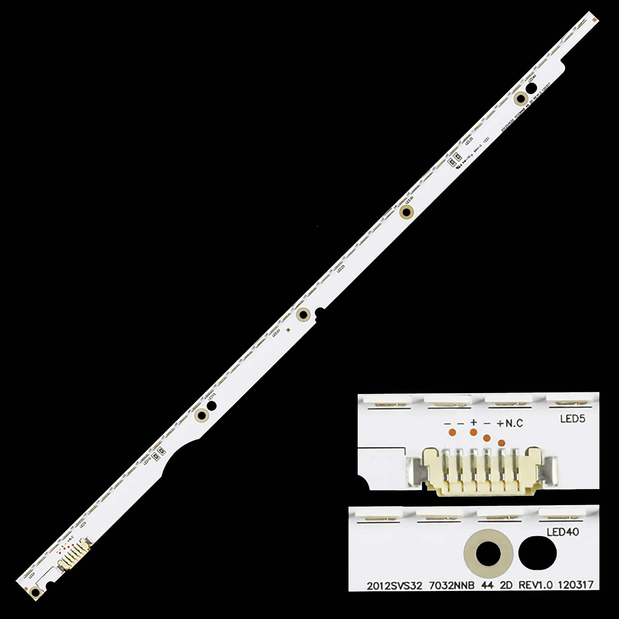 Striscia di retroilluminazione a LED per 2012SVS32 7032NNB 44 2D REV1.0 120317   UE32ES6710 UE32ES6800 UE32ES6100 UE32ES620