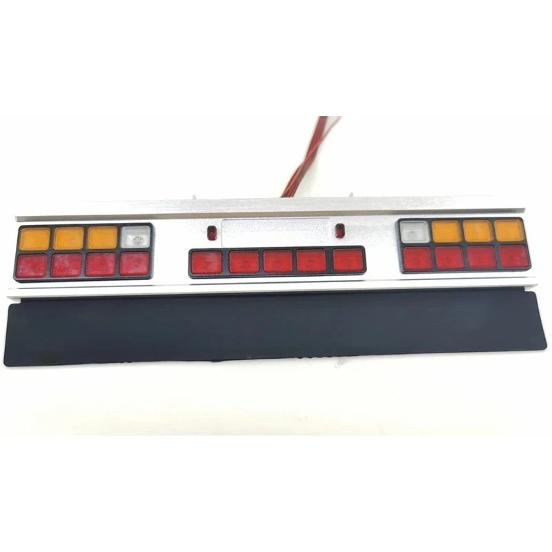 LED Simulatie Metalen Achterlicht Container Lamp voor 1/14 Tamiya RC Truck Auto Voor scania 770S Voor volvo FH16 Voor man
