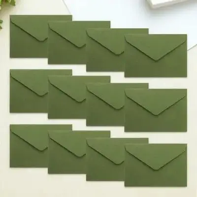 

40Pcs Classy White Vintage Envelopes for Invitation Cards Business Cards Gift Tags Wedding Party Birthday Holiday Greeting Notes