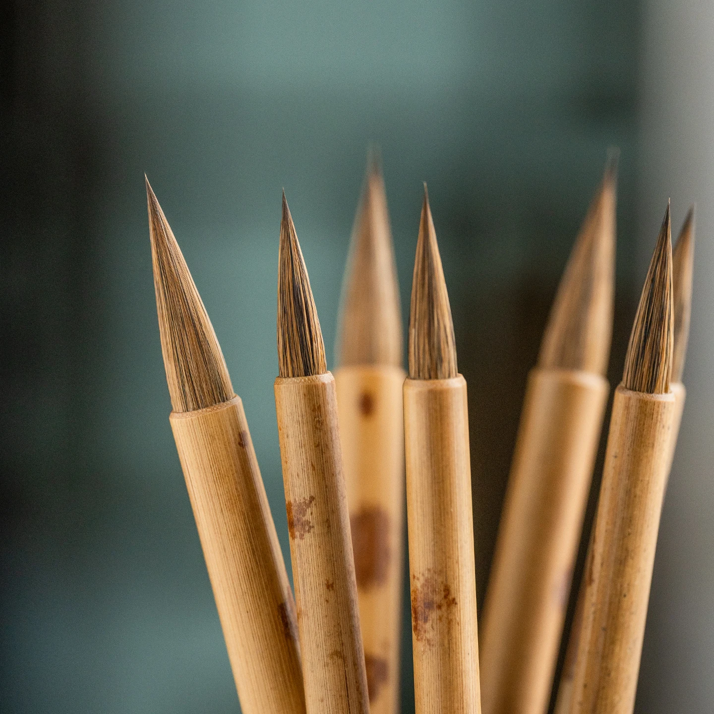 HVV Red Xiangfei Wolf Hair Small Regular Script Calligraphy Brush High-Grade Regular, Running, and Cursive Script Gift Box