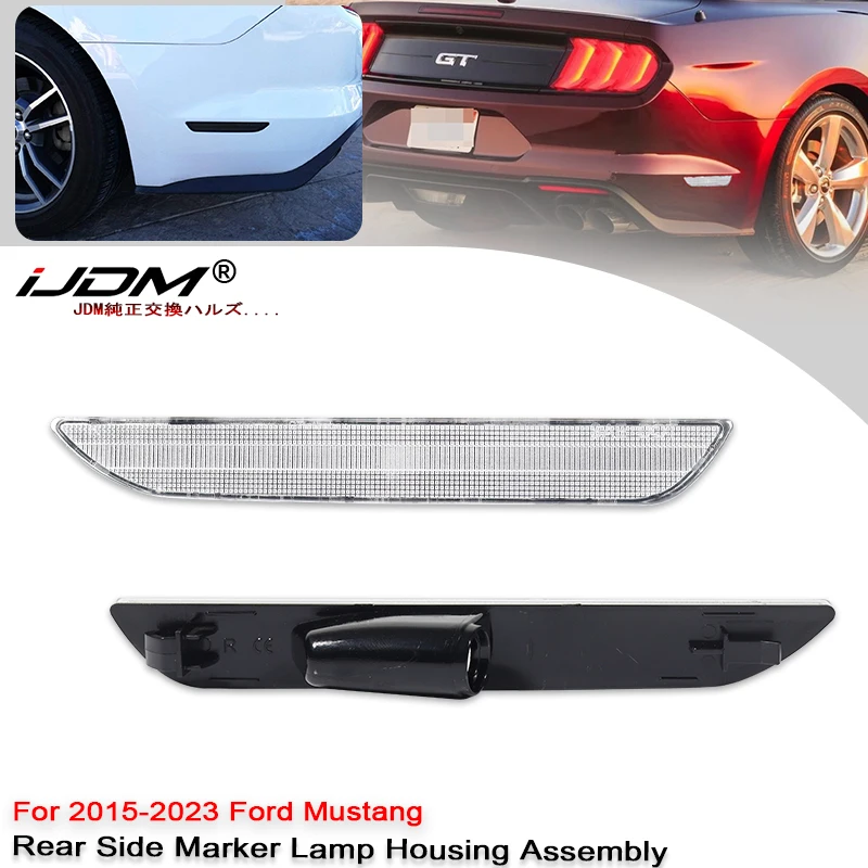 Für 2015-2023 Ford Mustang Heck-Seitenmarkierungsleuchten-Gehäuse/Schalen-Baugruppe FR3Z15A201A FR3Z15A101A