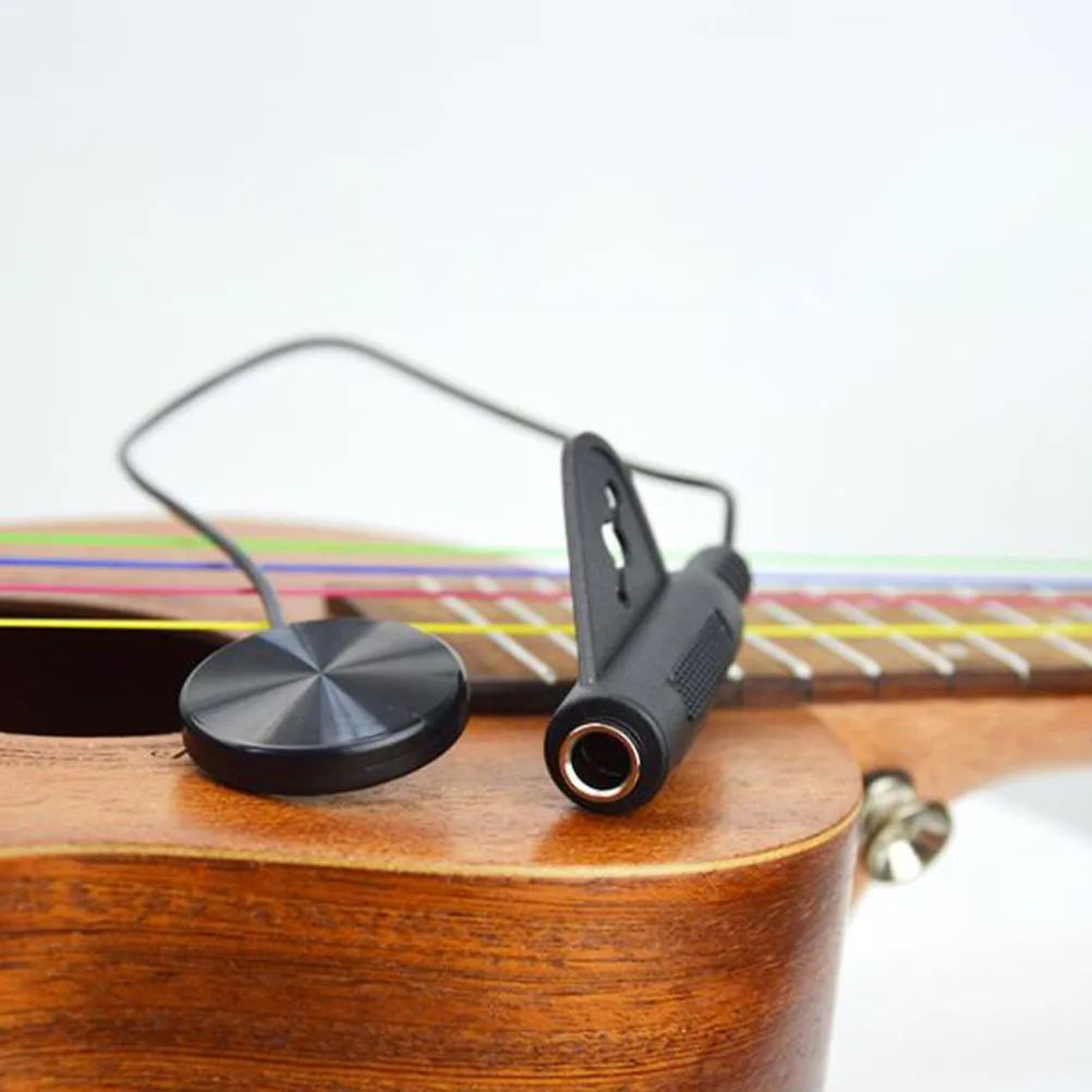 

Pickup Guitar Pickups Acoustic Piezo Transducer Violin Piezoelectric Instrument Metal for Ukulele