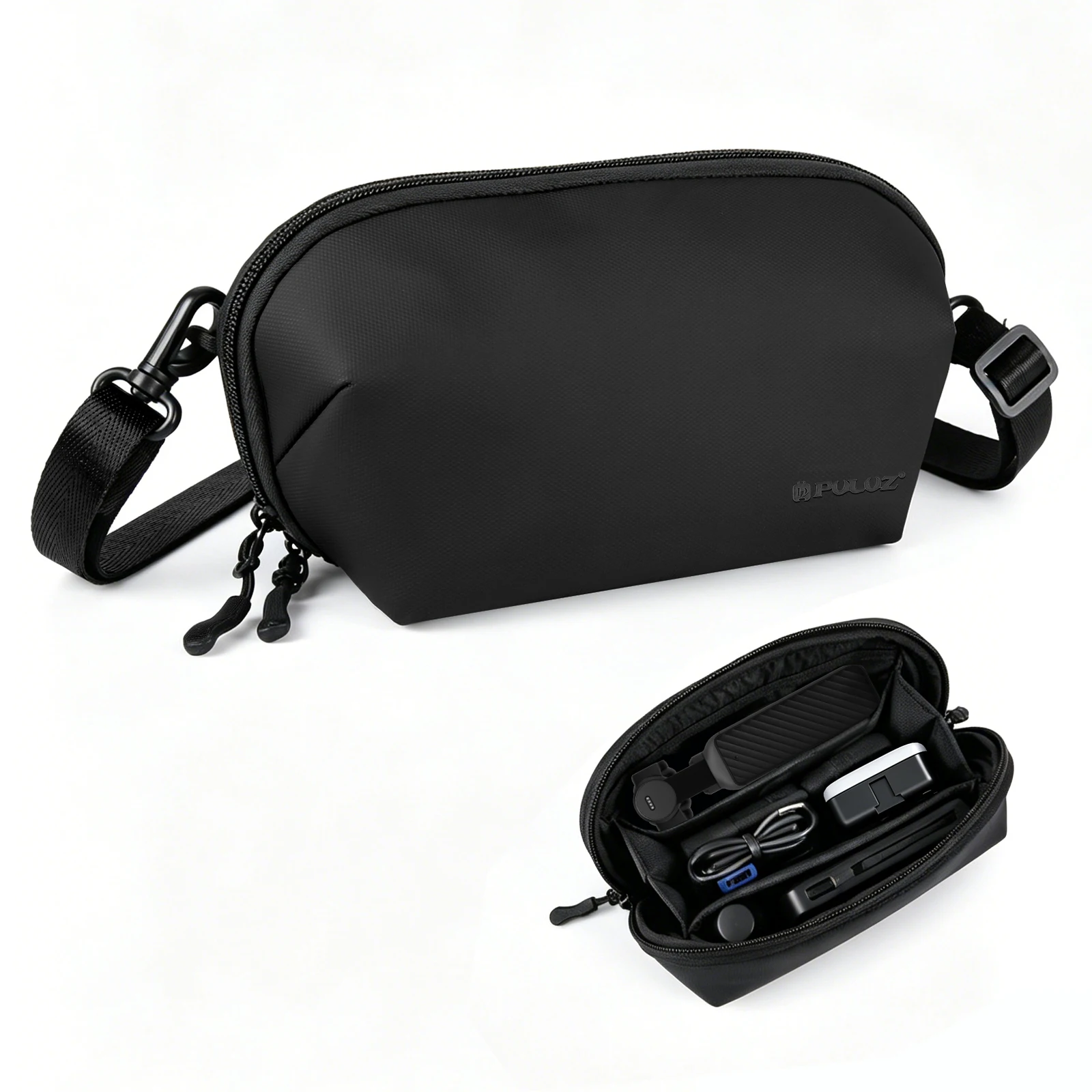 Features Water-Resistant Carrying Bag For Insta360 Luna Ultra/Xtra Muse Storage Handbag ForDJI Osmo Pocket 4P/4/3&Shoulder Strap