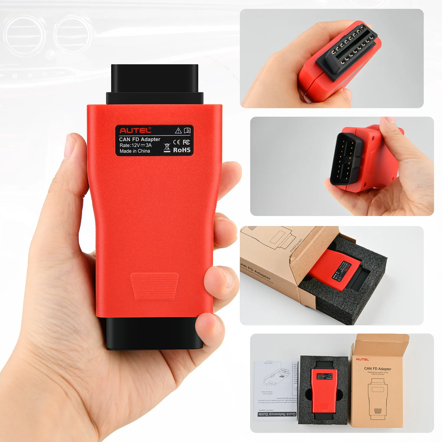 Autel kann fd adapter kompatibel mit autel vci auto diagnose tool unterstützung kann fd protokoll für my2020 gm maxi flash elite j2534 – Detail 3