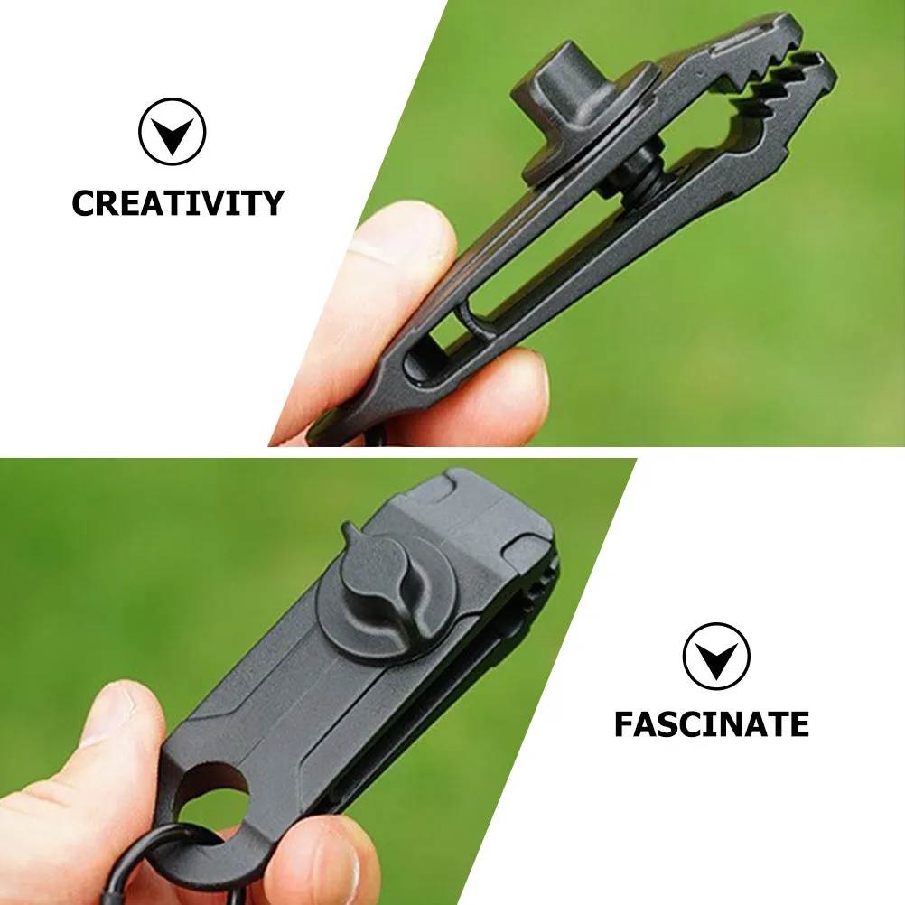 

4Pcs Heavy Duty Black Tarp Clips, Windproof Tent Fixing Clips for Camping, Outdoor Canopy Clamps, Durable Tent Accessories
