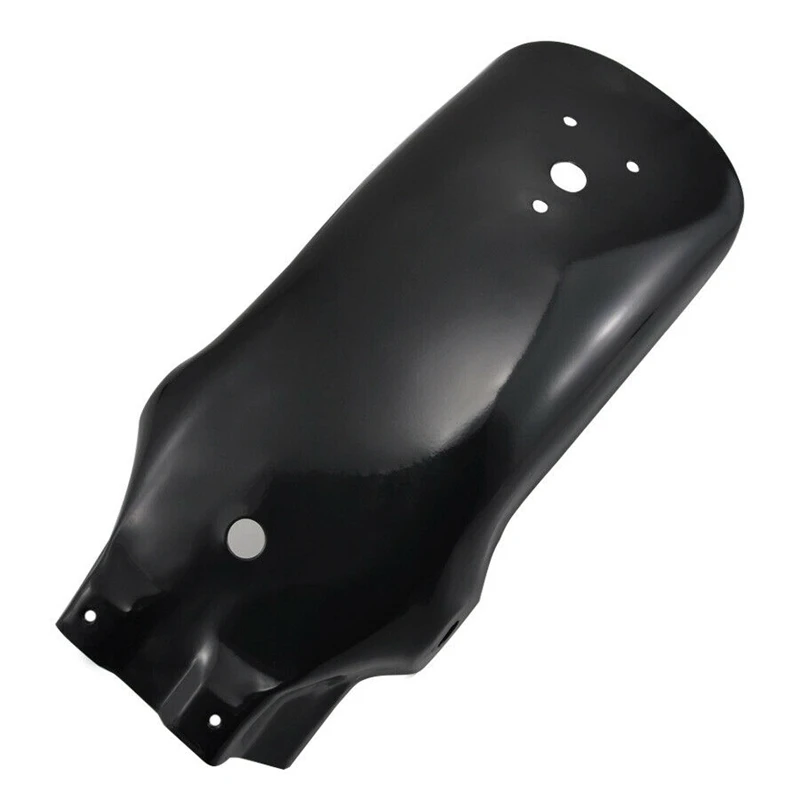 Motorcycle Rear Black Mudguard Fender for Cruiser Chopper Bobber Cafe Racer Honda Shadow