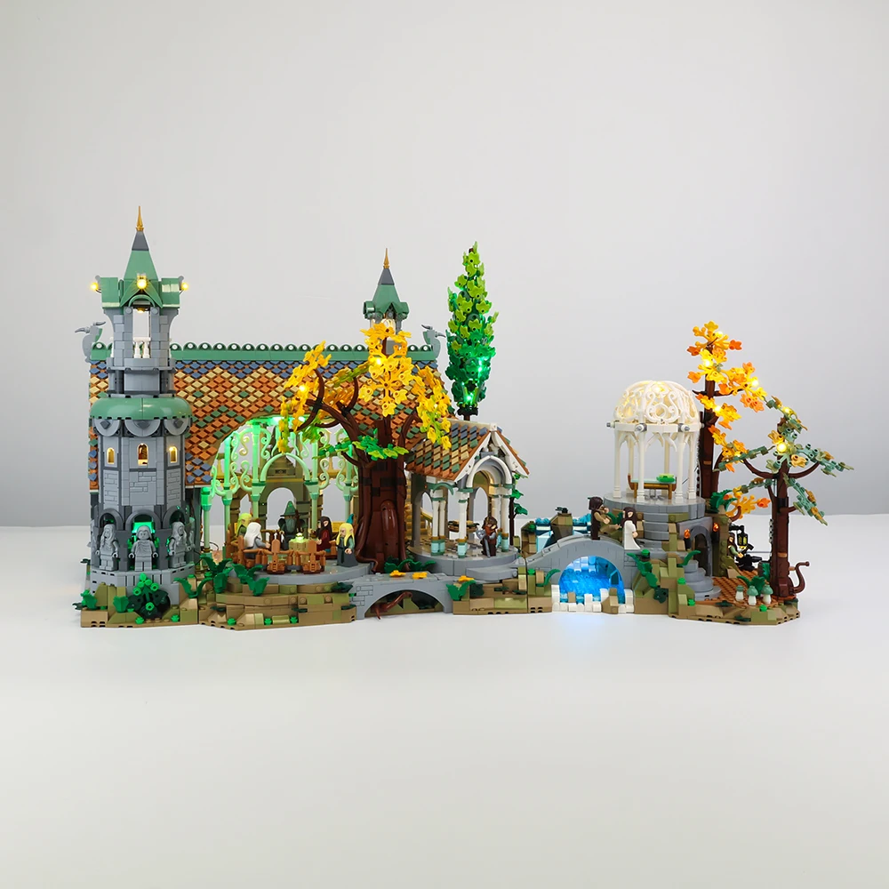 EASYLITE LED Light Kit For THE LORD OF THE RINGS: RIVENDELL 10316 Building Blocks Bricks Toys Lighting Lamp Set No Model