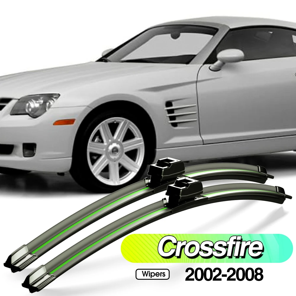 

For Chrysler Crossfire 2002-2008 2pcs Front Windshield Wiper Blades Windscreen Window Accessories 2003 2004 2005 2006 2007