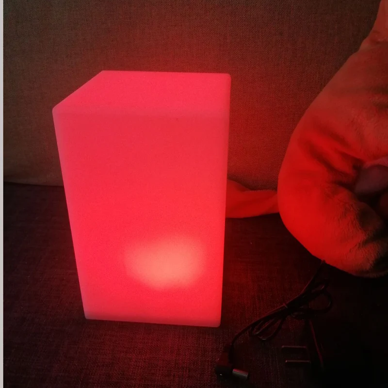 110*170mm, 7 Color Change, ABS Material, With Press Button Control,LED Table Lamps,For Christmas Decoration,1pc