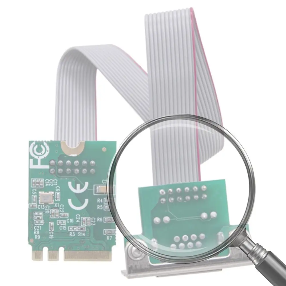 

M.2 Network Card 10/100/1000Mbps Ethernet Network Card Single Port RJ45 M.2 A+E Ethernet Adapter RTL8111H Chip for Windows Linux