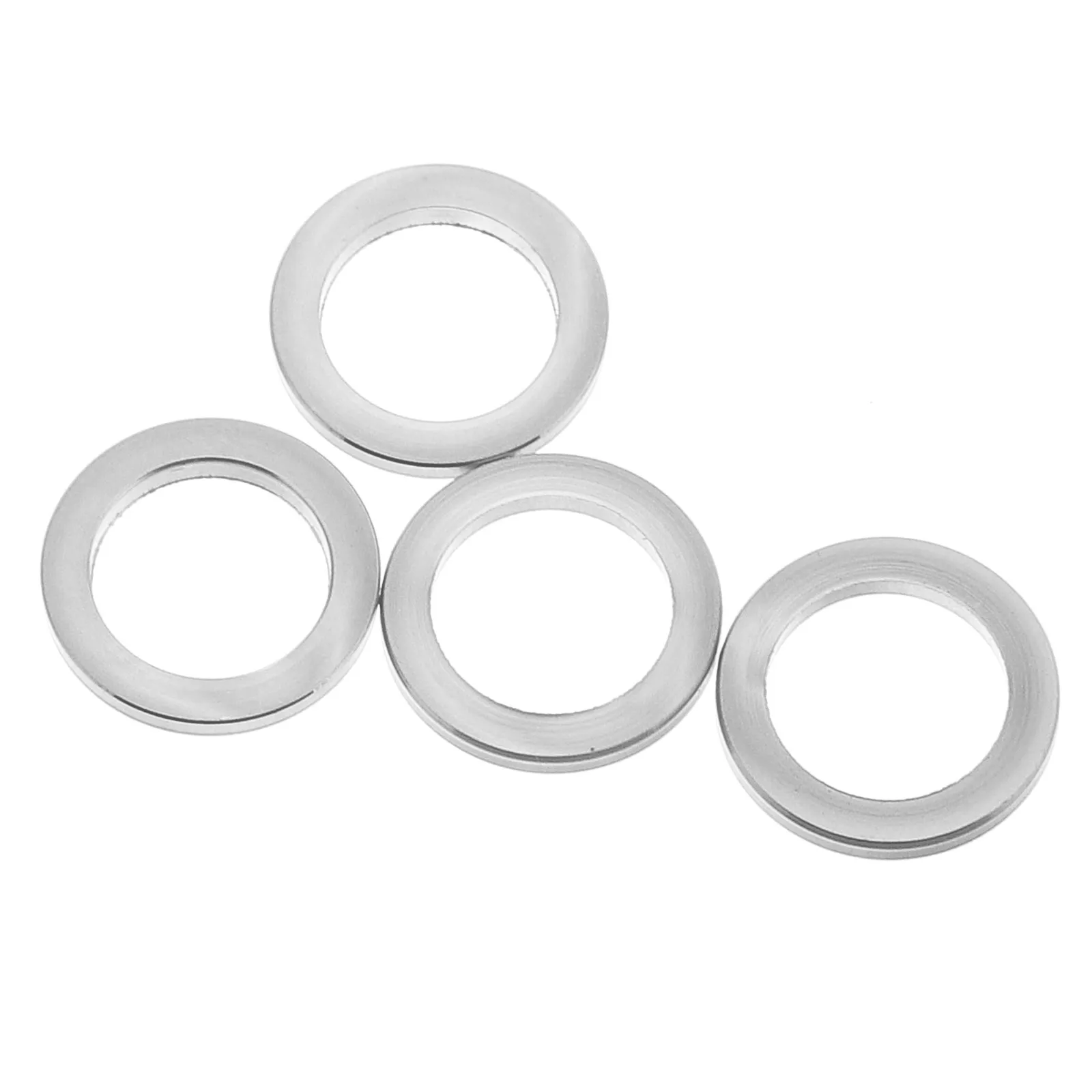 4Pcs Metal Flat Washers for Bike Screws Road Mountain Bicycle Headset Spacer Bolt Washer Fixing Hardware Kit Heavy Duty Screw