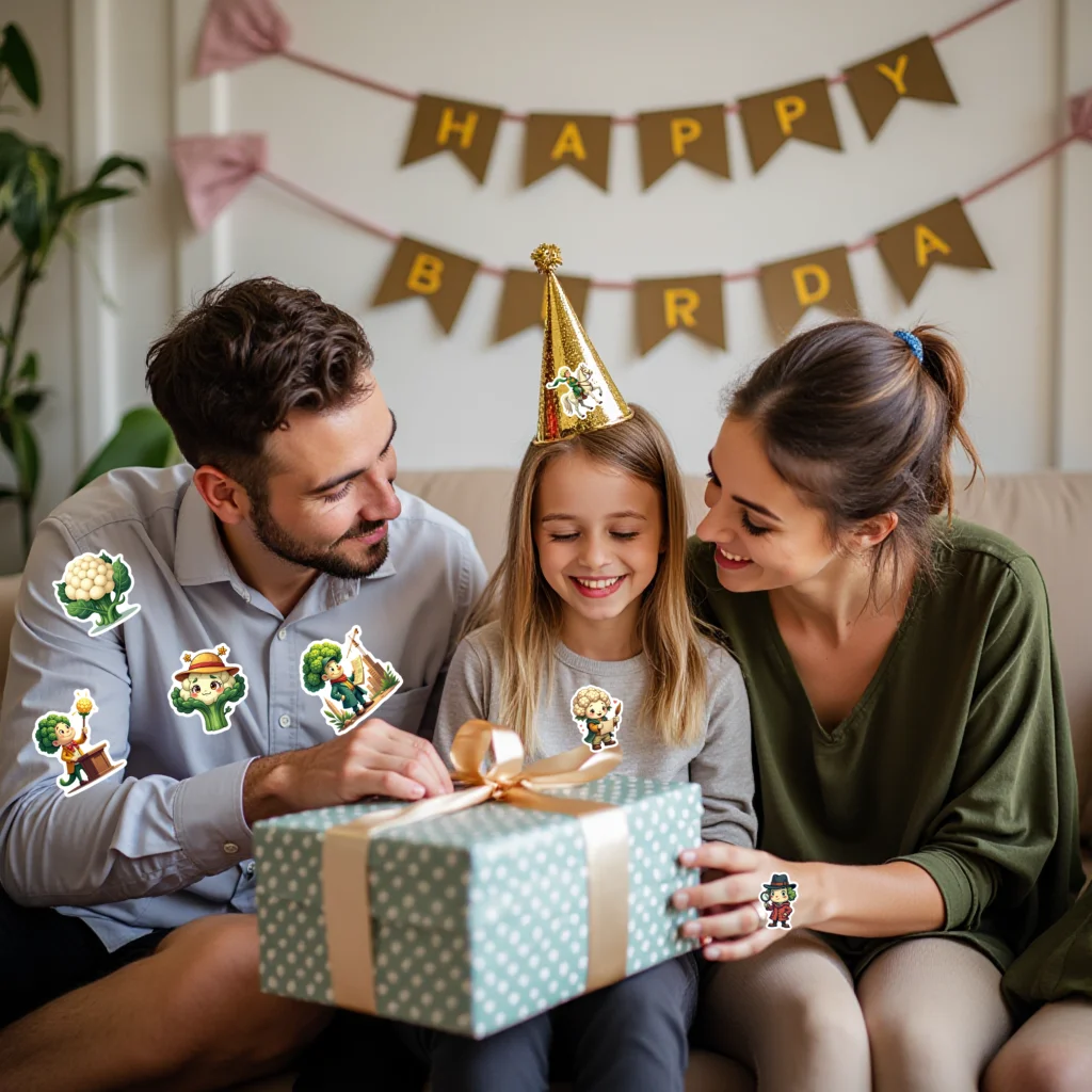 35 قطعة-50 قطعة الشارات 50 قطعة ملصقات شخصيات قسط Cauliflowerstickers مختلف متنوعة ملصقات ذات طابع نباتي لأجهزة الكمبيوتر المحمول