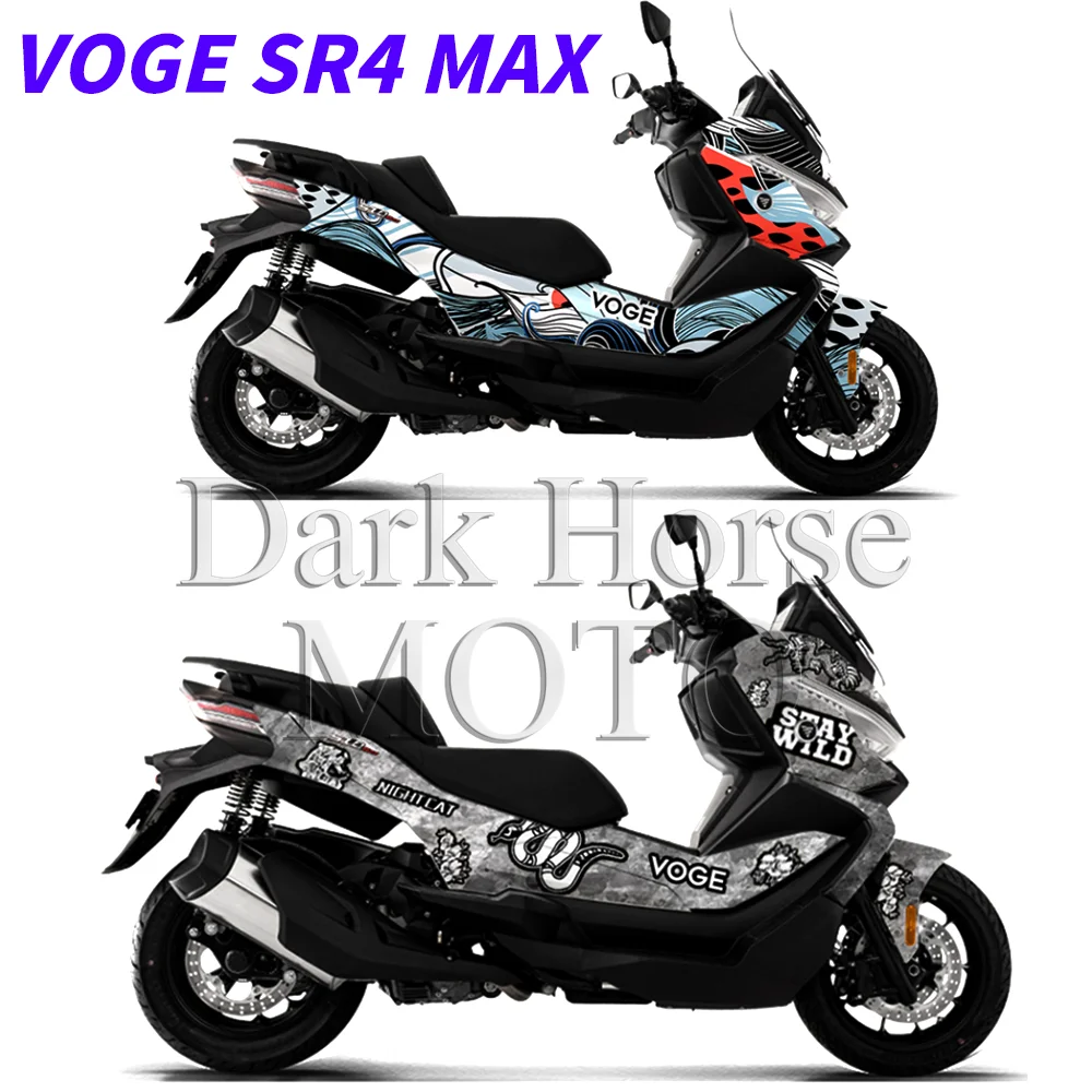 

Motorcycle Stickers Refitted Body Stickers Whole Car Print Plate FOR VOGE SR4 MAX SR4MAX