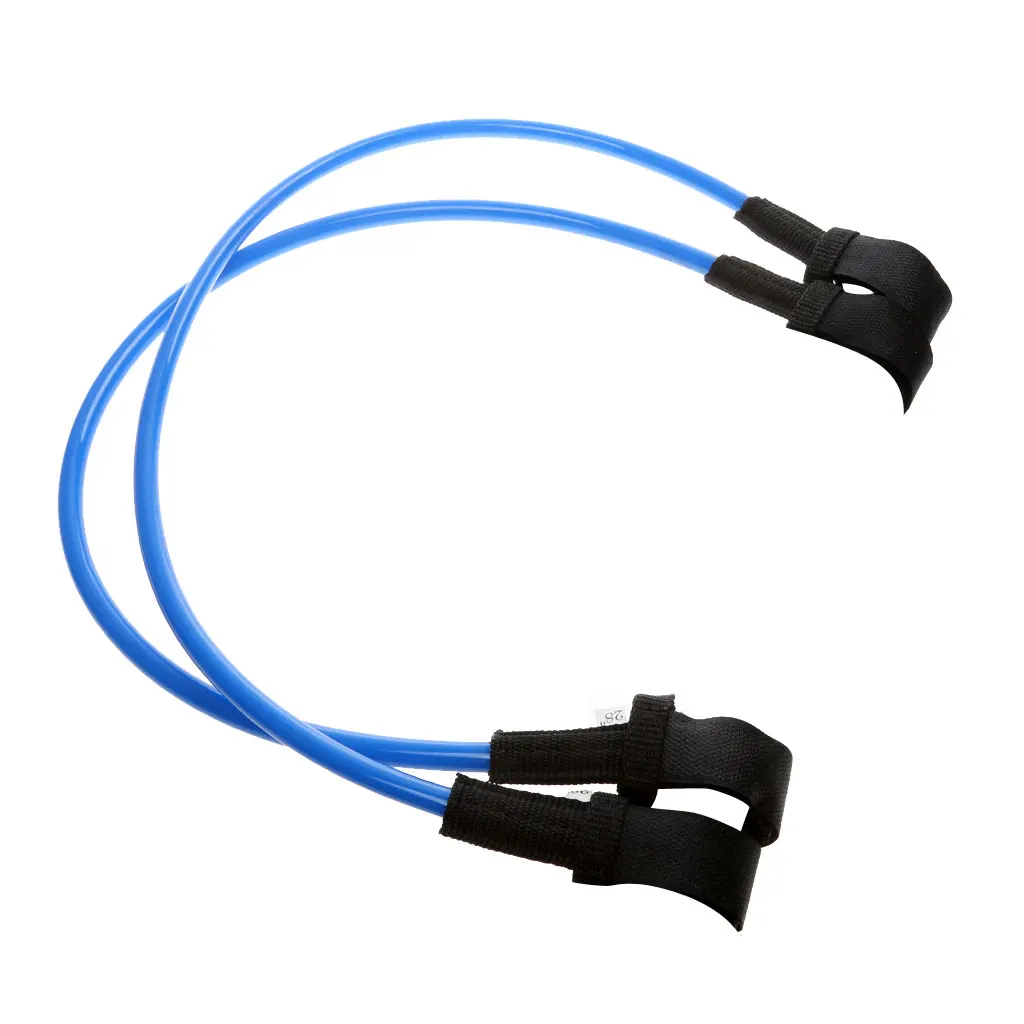 

2pcs Blue TPU Windsurfing Fixed Harness Line - 28 inch