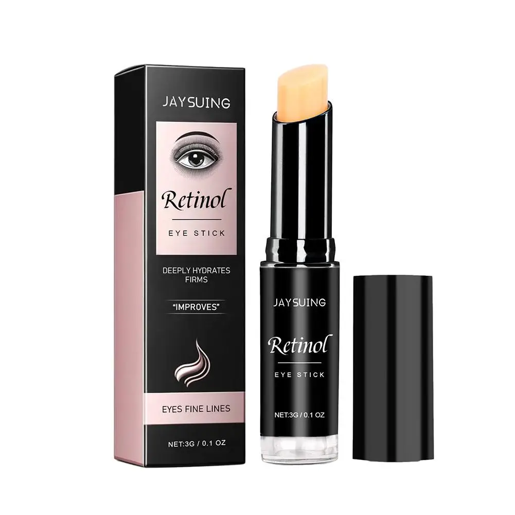 Retinol Eye Cream Stick Anti Puffiness Aging Dark Circles Remover Lines Reduce Fine Wrinkles Bags Eye Firming Eye Balm Lift Y1x1