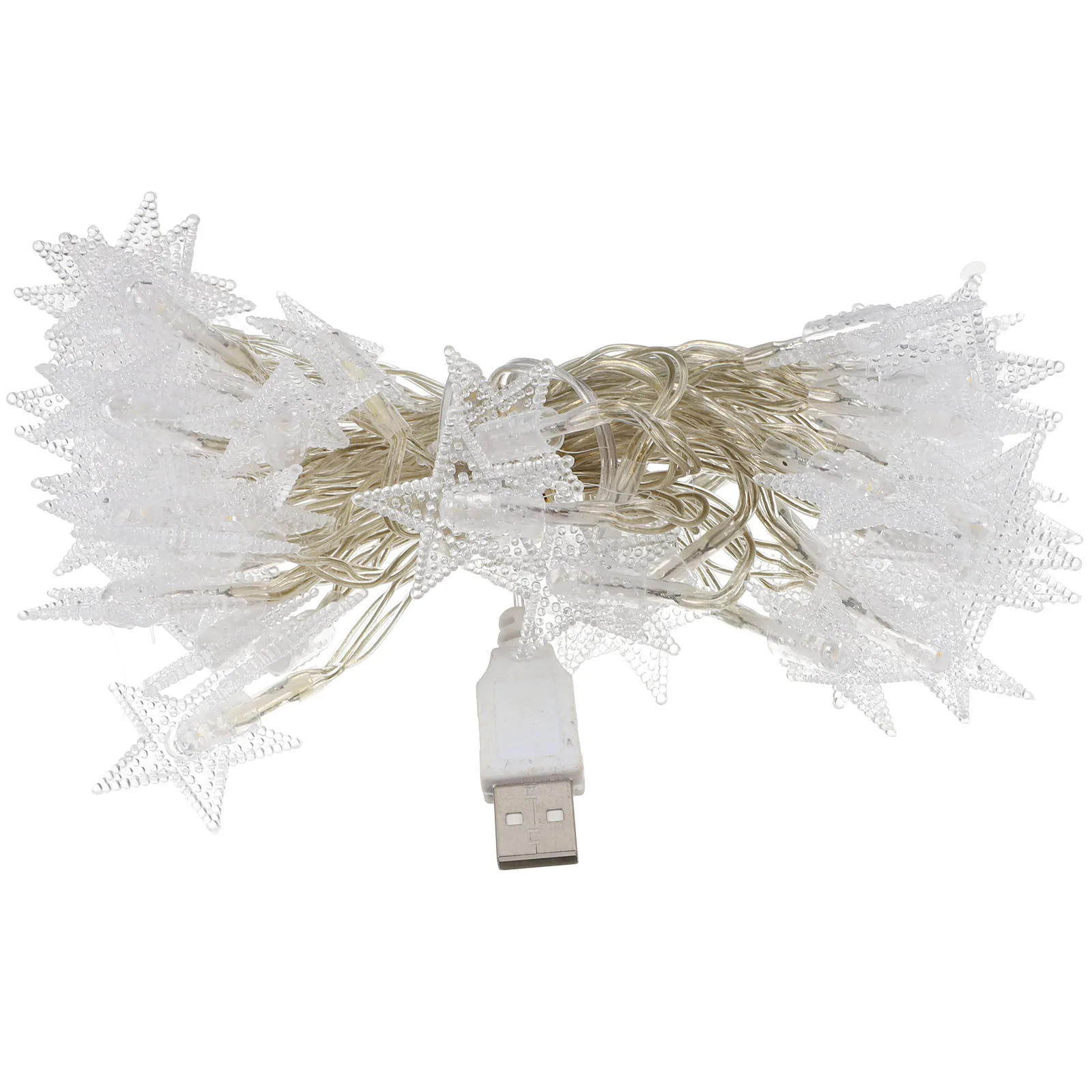 

LED Star String Lights USB Powered Warm White Decorative Fairy Lights for Christmas Party Wedding Bedroom Christmas Light