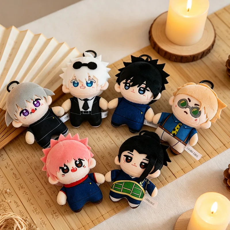 12CM Niedliche Gojo Satoru Geto Suguru Nanami Kento Fushiguro Megumi Itadori Yuji Plüschtiere Gefüllte Weiche Anime-Anhänger-Puppe Geschenk – Detail 8