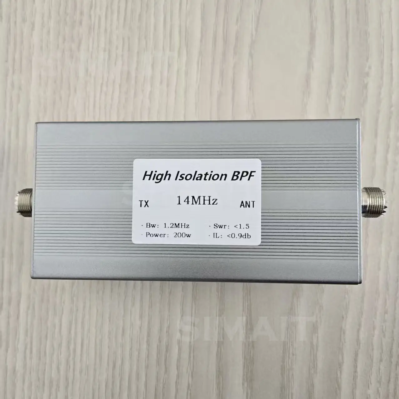 BPF-14M-200WM-plus High-Power 14MHz Band Pass Filter | 200W, High Isolation Narrowband for Contest