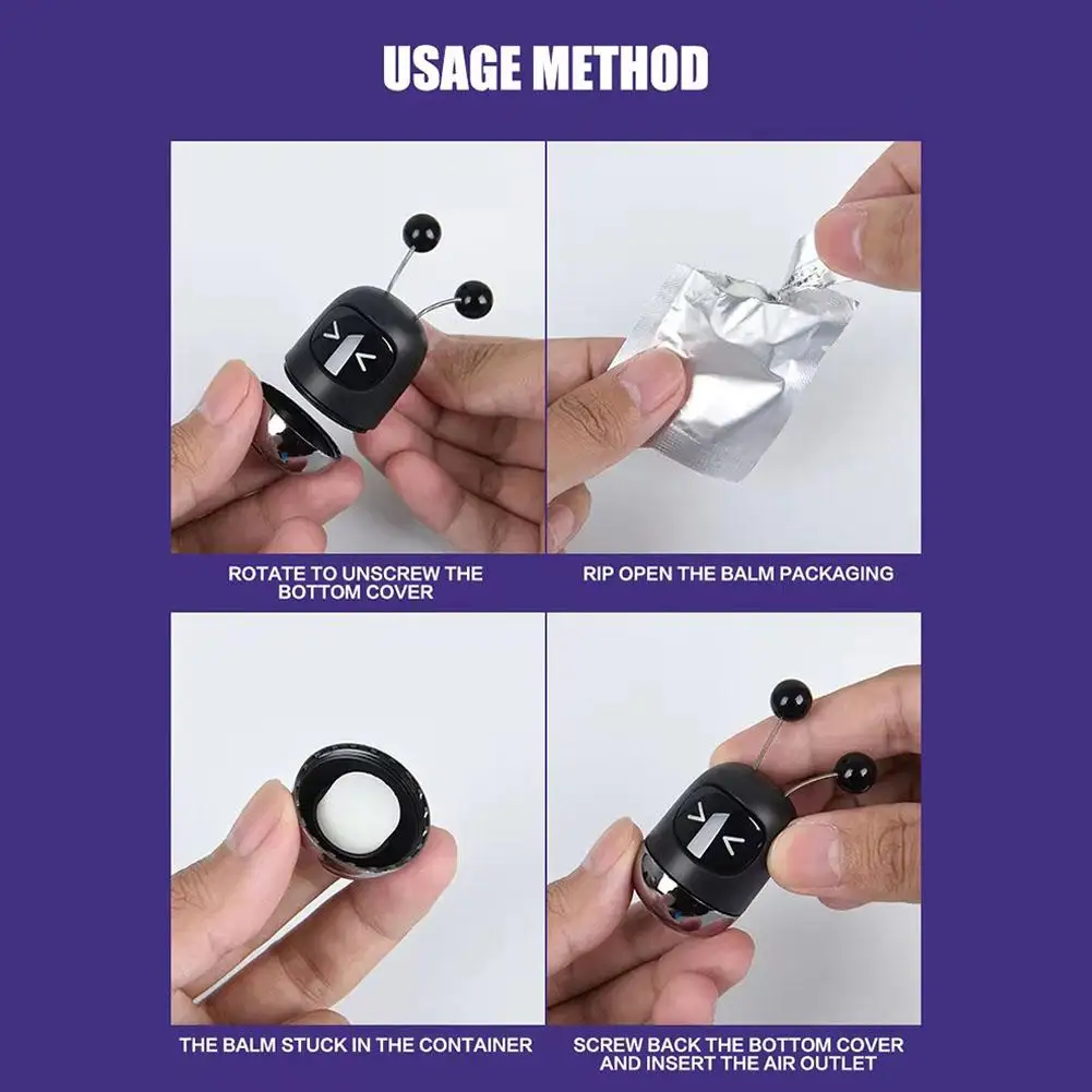 Robot Fragrance Car Air Vent Scent Aromatherapy Auto Air Outlet Perfume Long-lasting Fragrance Clip Diffuser Car Accessories - Image 6