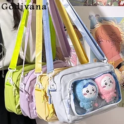 Japanese Kawaii Transparent Itabag Shoulder Crossbody Bag Classical casual Fashionable Students Bags