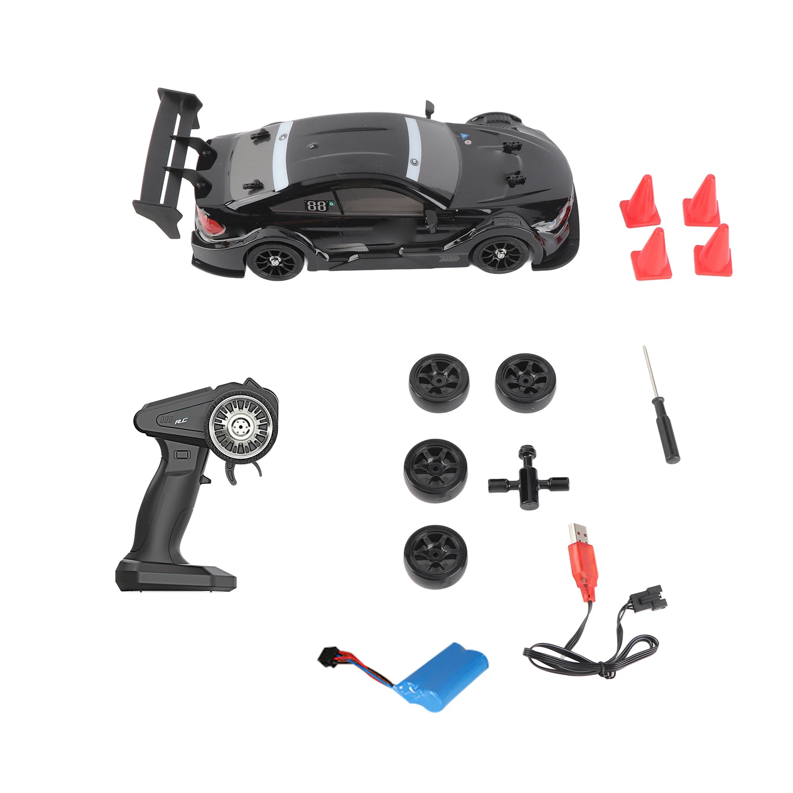 Afstandsbediening auto afstandsbediening drift auto 1/16 afstandsbediening auto 2,4 GHz 4WD afstandsbediening raceauto voor kinderen jongens meisjes