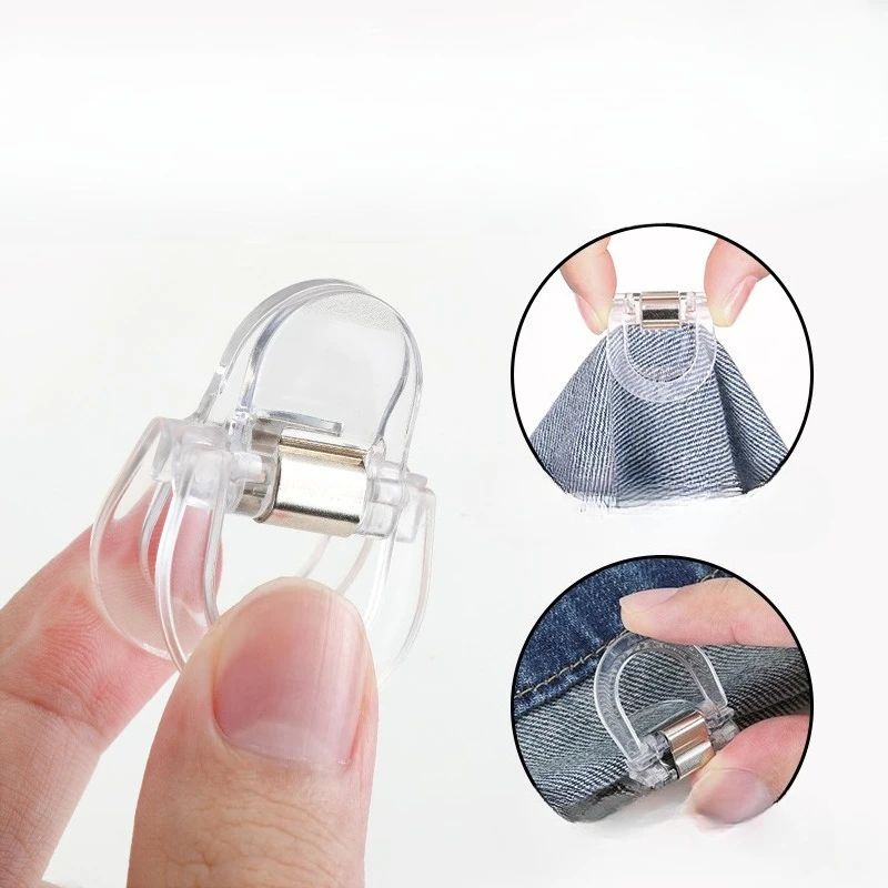 

2/4/6 шт. бесшовные невидимые шорты с зажимом | Регулируемый противоскользящий зажим для подол для джинсов, широких брюк, резки ткани, фиксирующей ручки