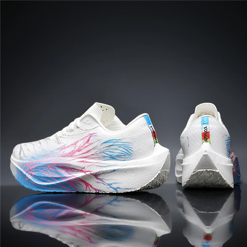 

Men's sports shoes, lightweight carbon plate racing running shoes, winter shock absorption, anti slip, wear-resistant, breathabl