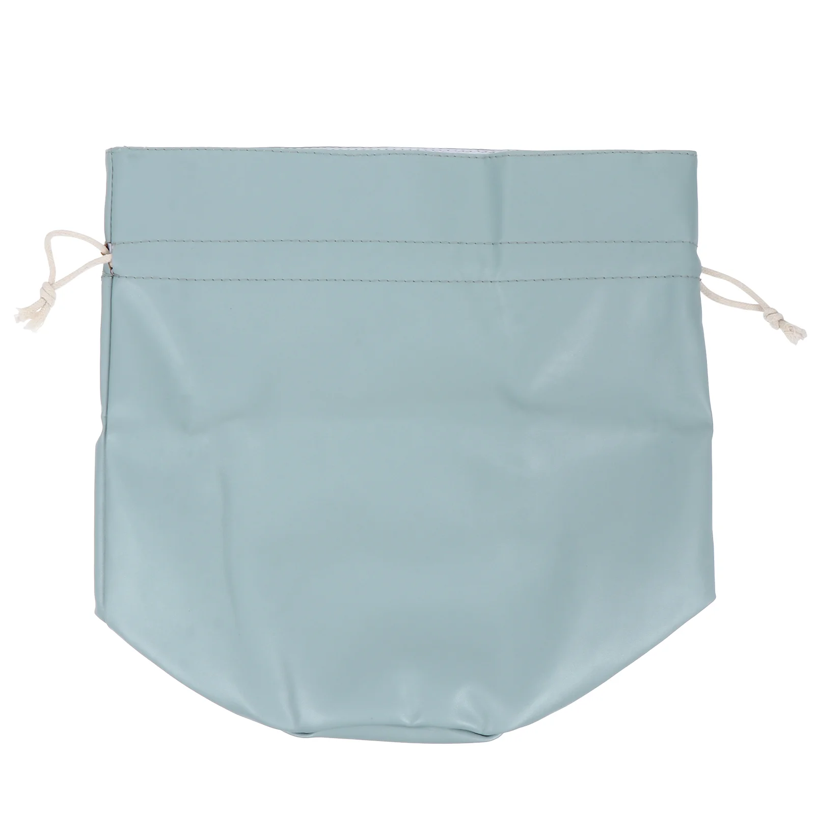 

Drawstring Bag Makeup for Women Toiletry Sundries Organizer Wash Gargle Portable Pu