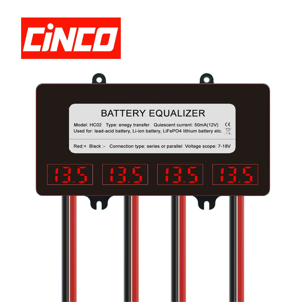 

CINCO Battery Equalizer HA01 HA02 Batteries Voltage Balancer Lead Acid Battery Monitor Charger Regulators Connect Series