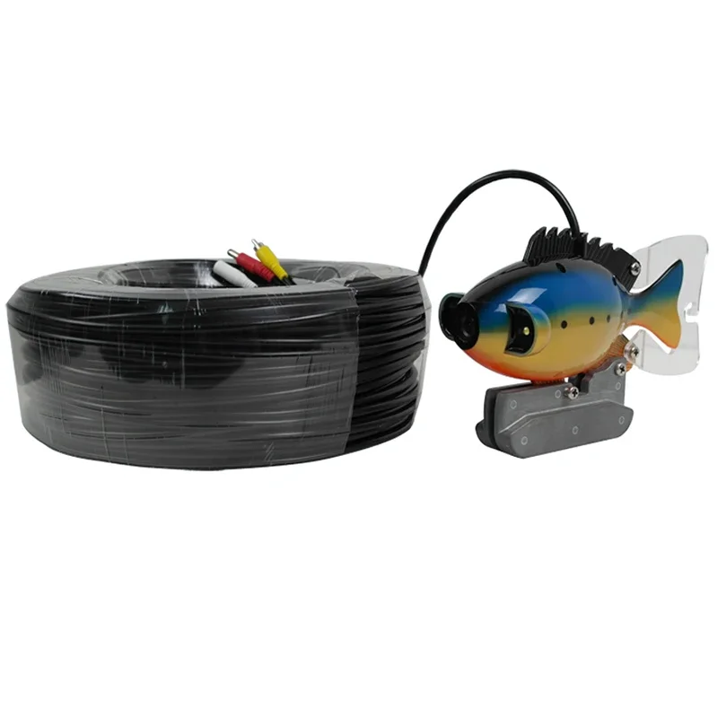 200M สาย night-vision-LED 7 นิ้ว TFT สีกล้องตกปลาใต้น้ํา/ระบบจอภาพกันน้ํา SY801 IP68 กันน้ํา