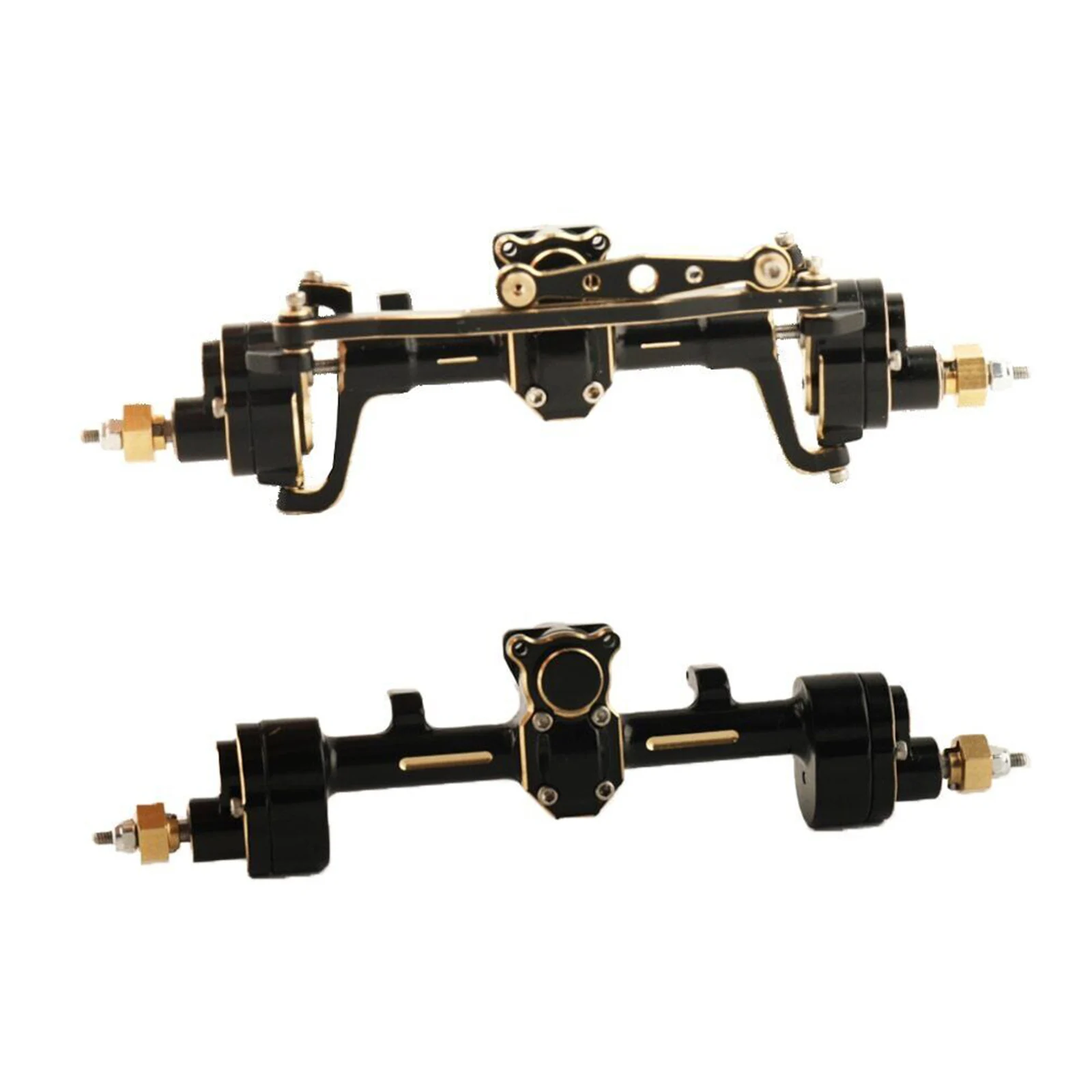 

CNC New Metal Brass SCX24 Portal Front and Rear Axle for 1/24 RC Crawler Car 90081 C10 JLU JEEP Gladiator Upgrade Parts