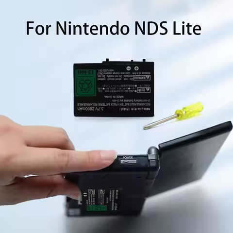 PHOMAX Suitable for NDSLite NDSL Host Battery Ch3.7V 2000mAh NDSL Neutral Battery NDSL Game Console Built-in Battery