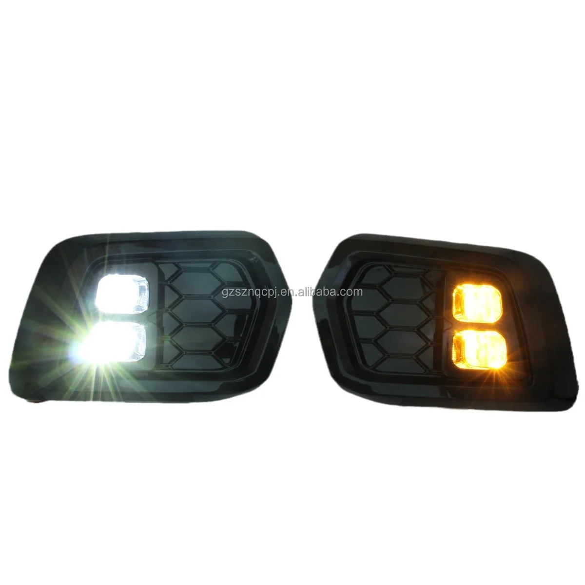 

For Ford Ranger T7 T8 2016-2021 Front Bumper Fog Light Led Fog Lamp Body Kit Modified Car Accessories DRL