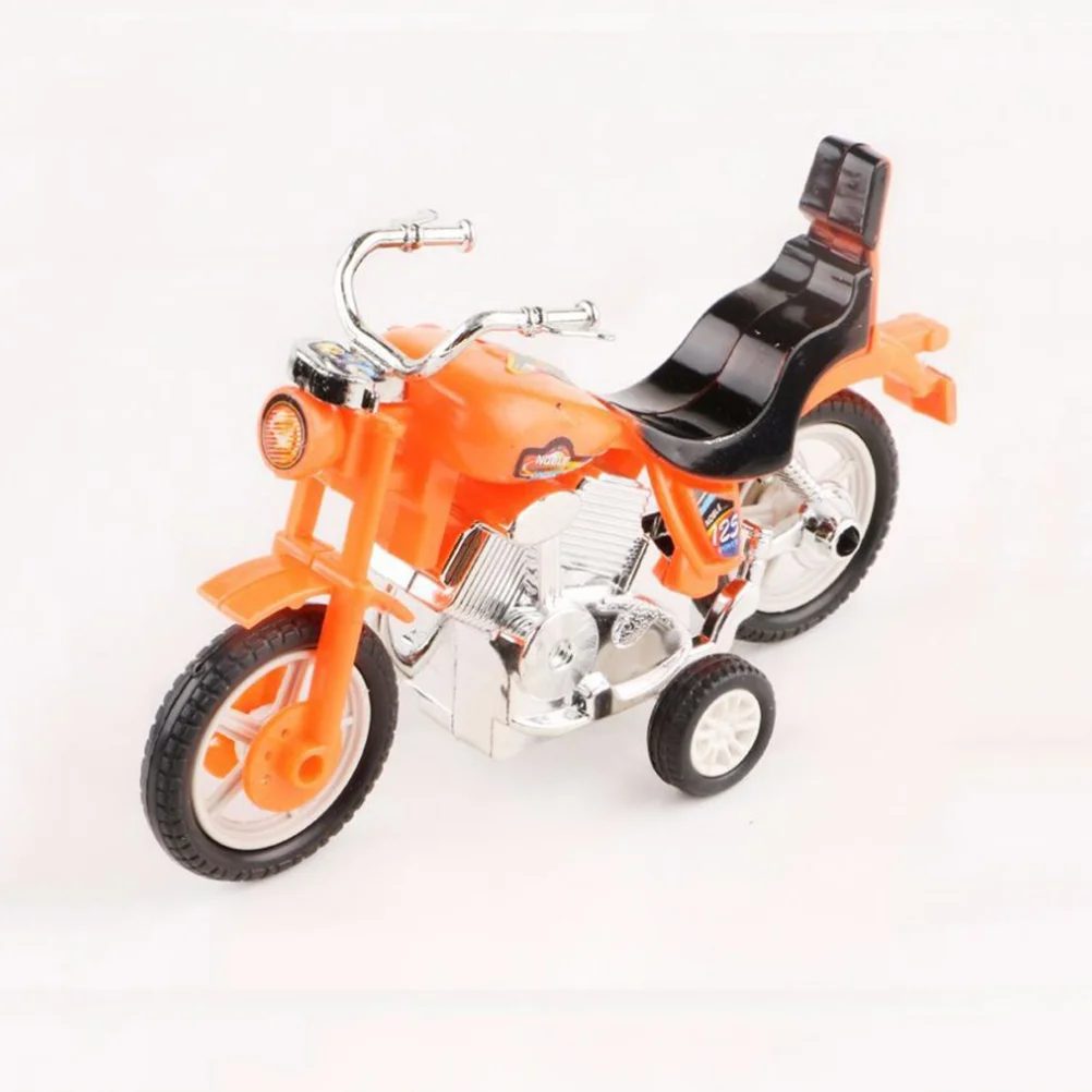 

4 Pcs Mini Motorcycle Model Boy Toy Inertial Motorbike Toys Early Educational Friction Powered Child Toddler