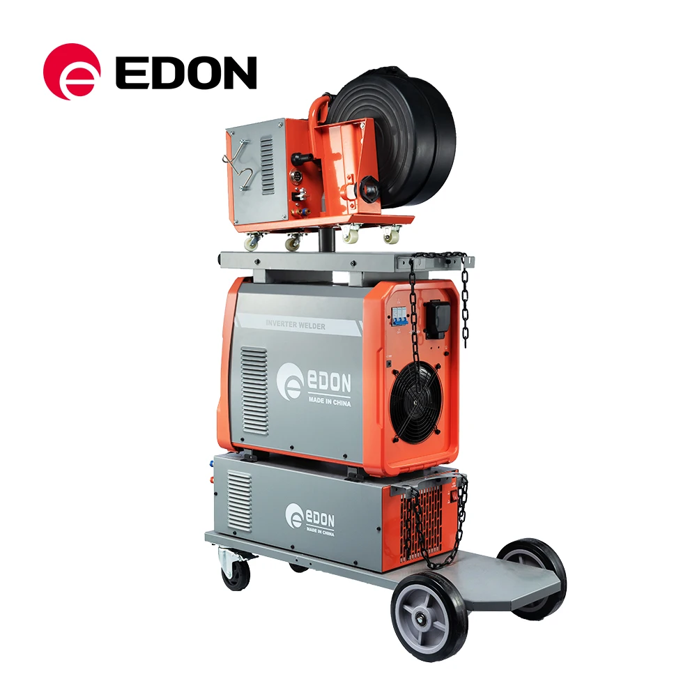 EDON Soldadoras Industriales Made in China High Performance Multifunction Inverter Welding Machine Wire Welder With Cart
