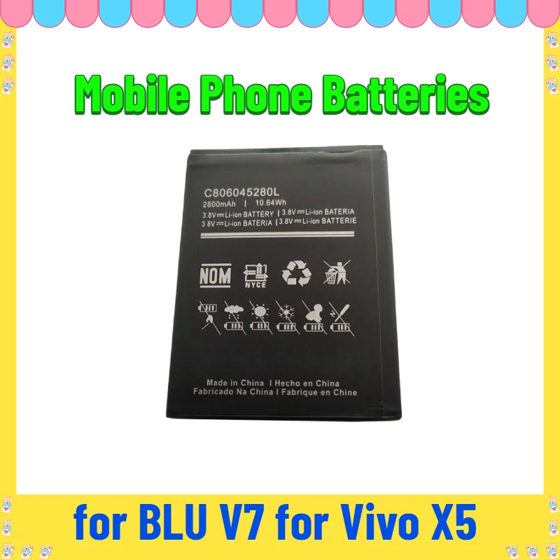 

3.8V 2800mAh Mobile Phone Batteries for BLU V7 for Vivo X5