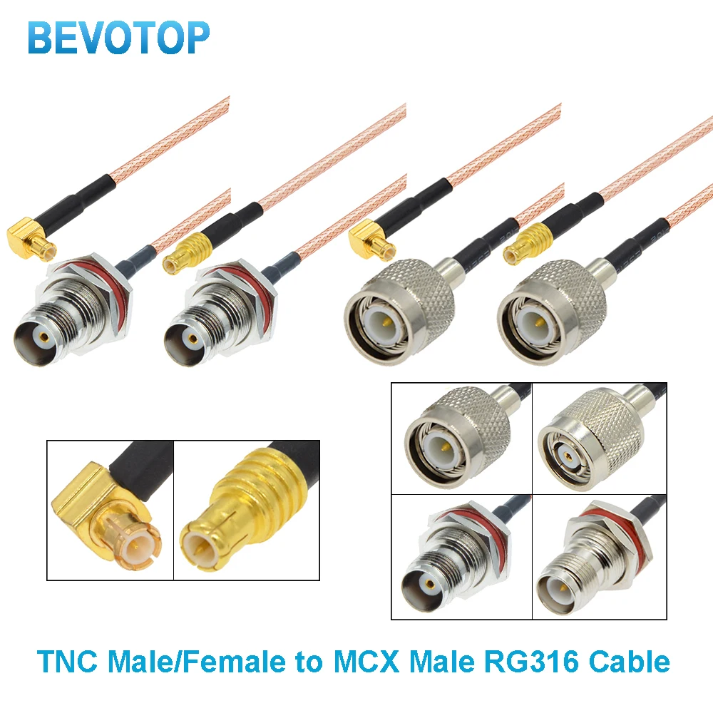 TNC Male/Female to MCX Male Plug Connector Pigtail Mini PCI WIFI WLAN Antenna Adapter RF Coaxial Extension Coaxial Cable Cord