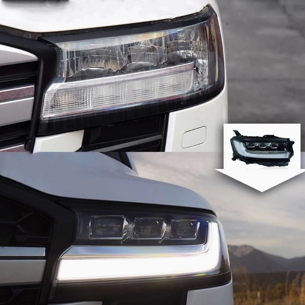 2021-2024 Headlight for Land Cruiser 300 Low-end Version Upgraded to High-end Version Headlights LC300 RHD Headlight