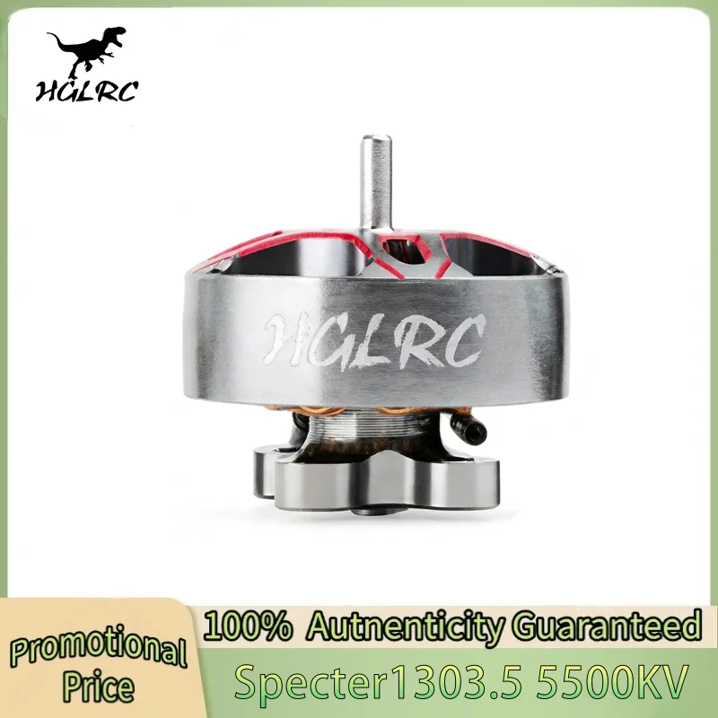 

HGLRC SPECTER 1303.5 Brushless Motor 5500KV 2-4S Suitable for 2-3 Inch Whoop/toothpick Machine FPV Spare Parts