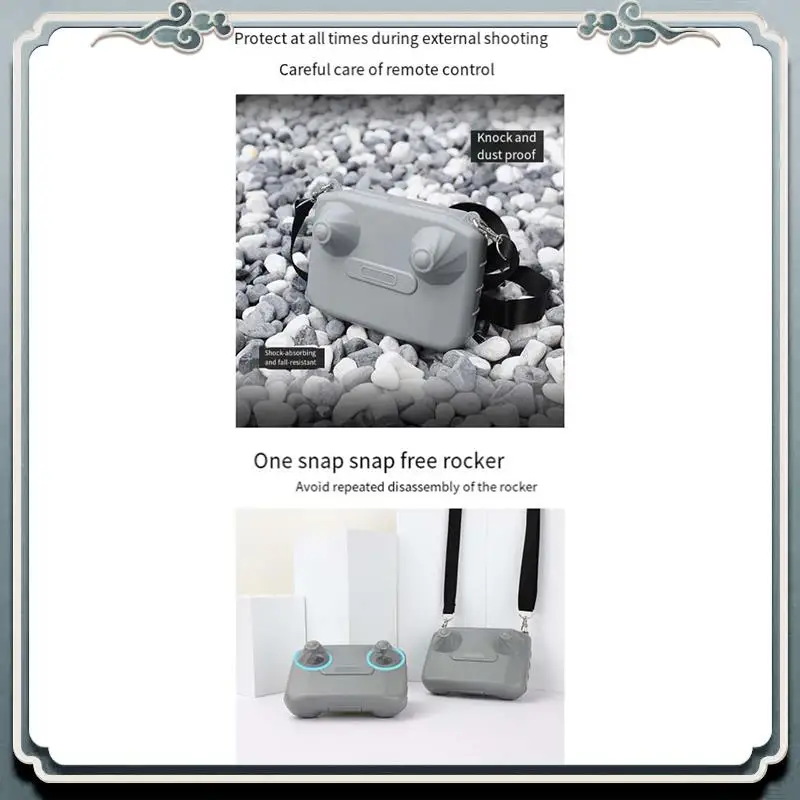 Premium 2-In-1 Controller Protector & Sun Hood Cover Forrc-N3/2/1 Remote Control Storage Box